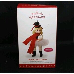 Hallmark Keepsake Snowman Ballerina 2016 Exclusive Christmas Ornament #21 NIB